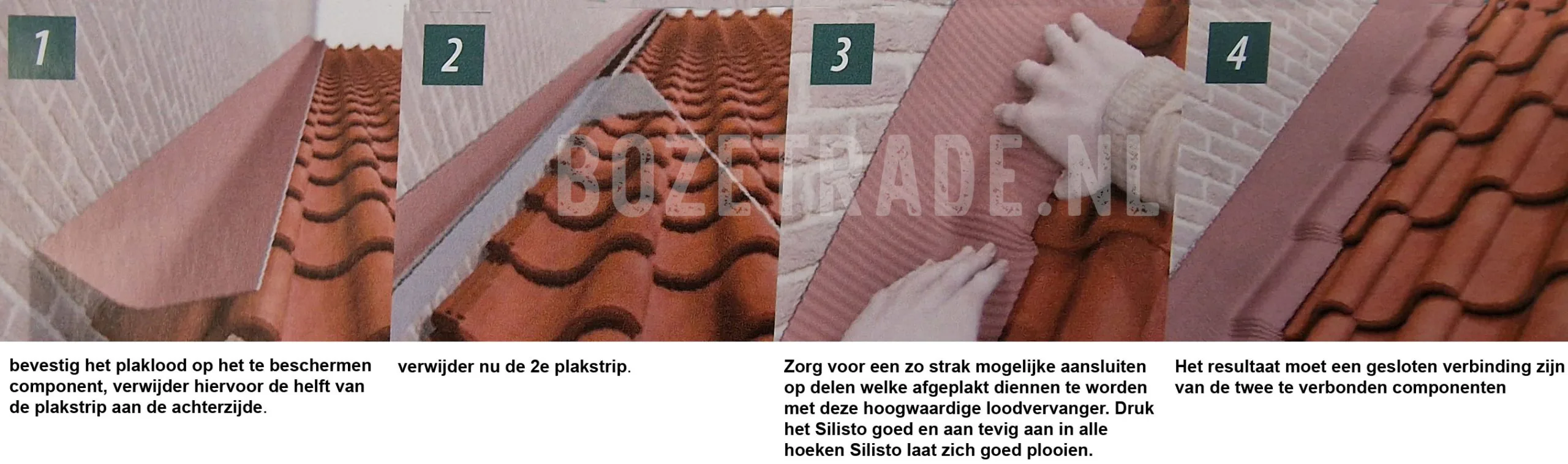 "plaklood" alternatief, loodvervanger