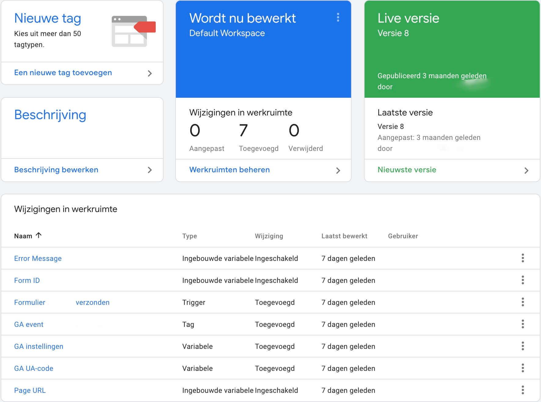 Google must have tools Tag Manager
