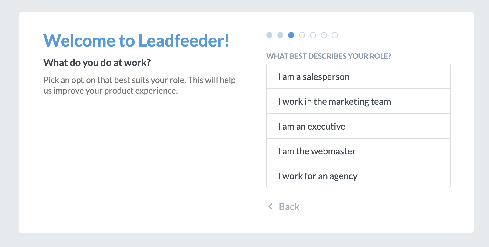 Functie Leadfeeder