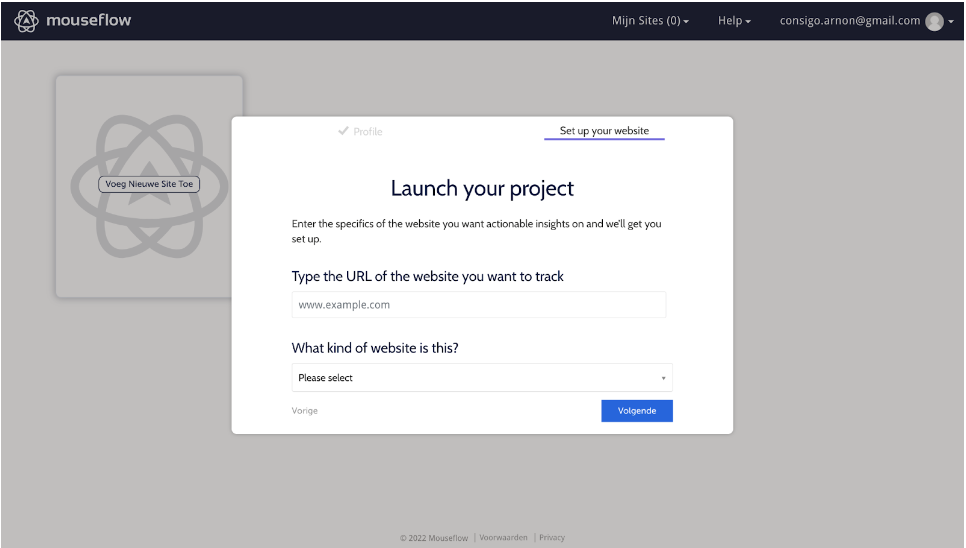 Mouseflow project