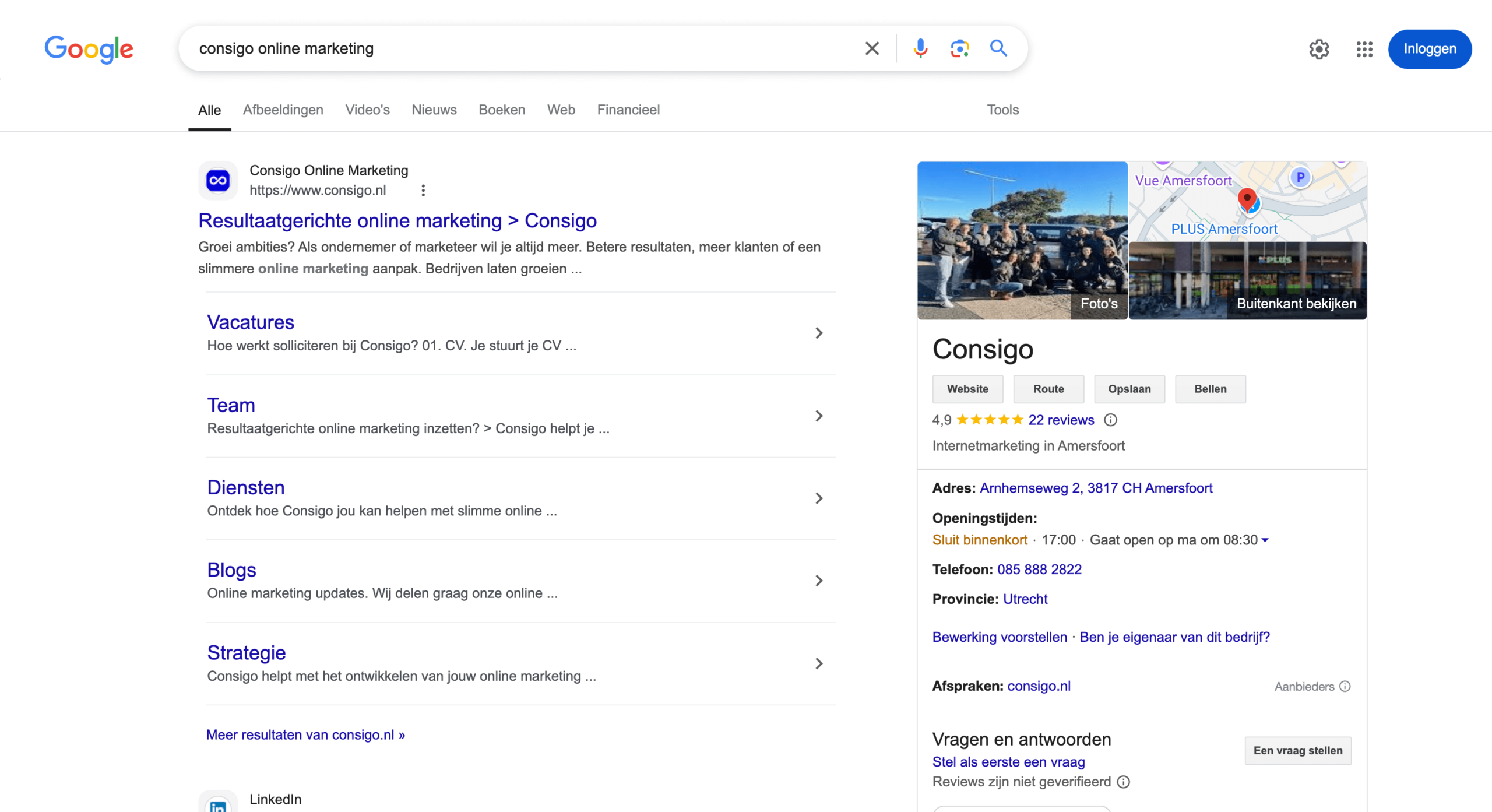SEO Consigo online marketing