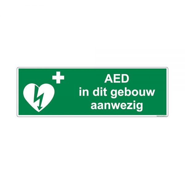 AED aanwezig pictogram