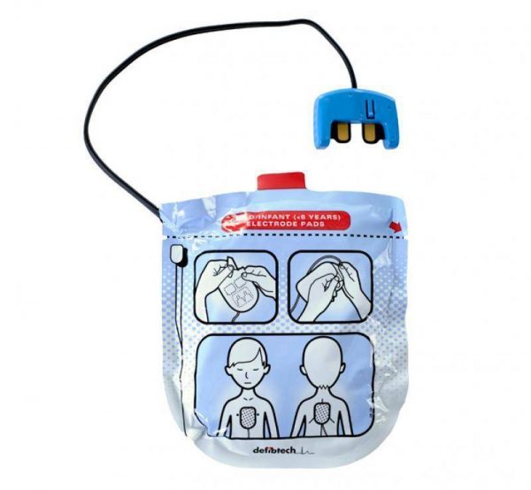 Speciale kinderelektroden voor de Lifeline View
