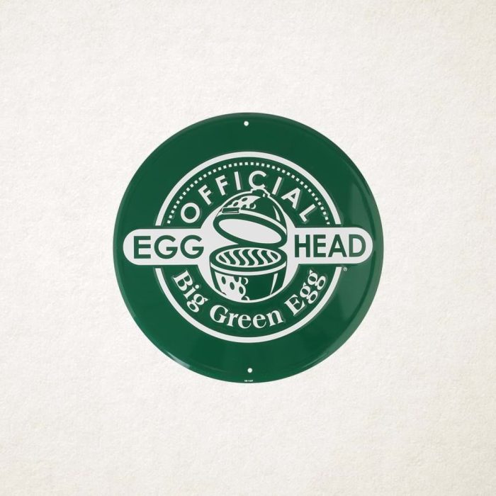 ROUND GREEN SIGN OFFICIAL EGGHEAD