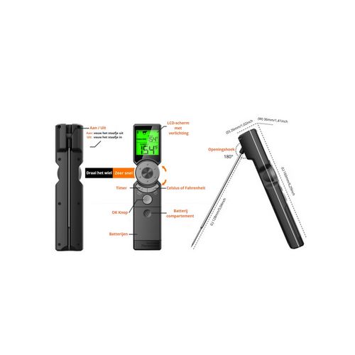 Aidmax Smart Instant Read Thermometer Mini 6