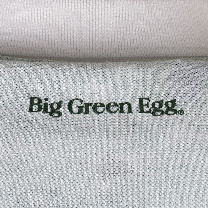 Big Green Egg Golf Poloshirt Wit Inside-Out