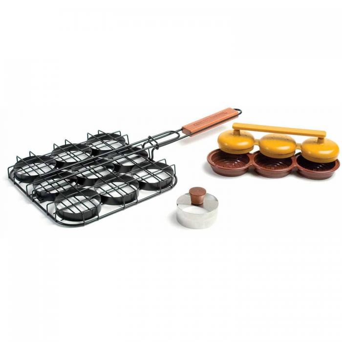 Charcoal Companion Deluxe Miniburgerset 3-in-1