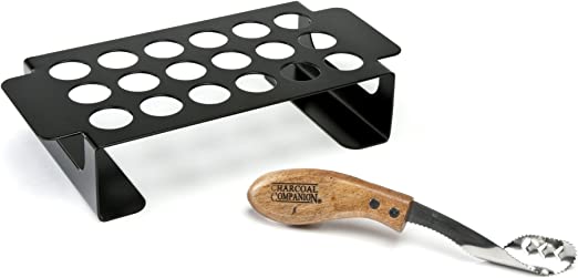 Charcoal Companion Chili Pepper Grilling Rack And Corer Set