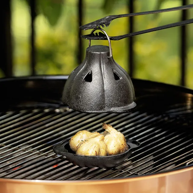 charcoal companion cast iron garlic roaster and squeezer