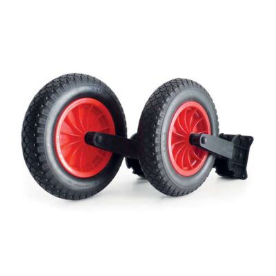 Transportwiel voor rubberboot