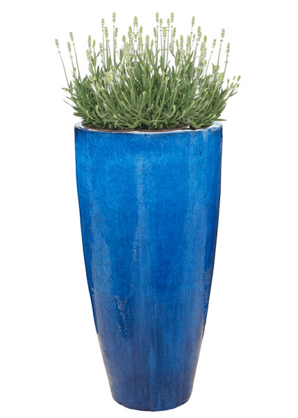 salaris vonnis pond witte-Lavendel-blauwe-bloempot - Grote bloempot, hoge vaas of XL plantenbak  > Parelmoer Vaas
