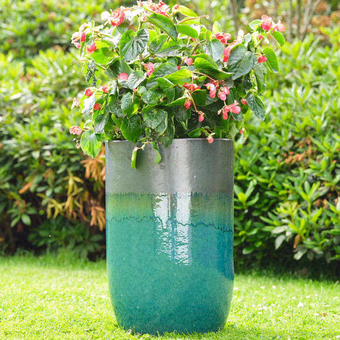 Gloed over Airco Grote vaas, plantenpot, bloempot of plantenbak voor binnen en buiten