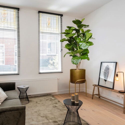 Grote FICUS LYRATA kunstplant tabaksplant brandvertragend 170cm