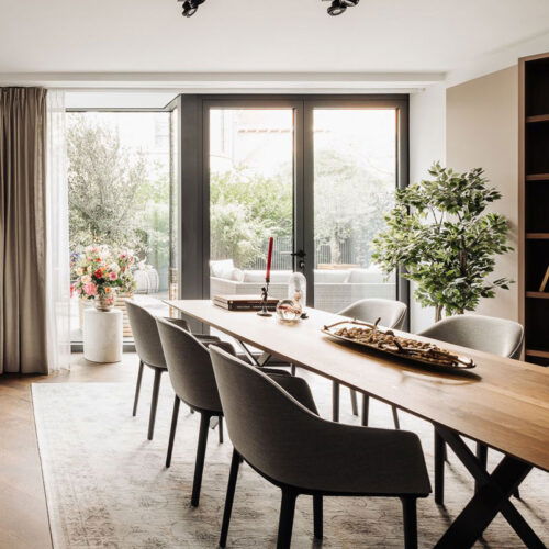 Kunstplant grote FICUS NITIDA kamerplant met echte houten stammen 210cm