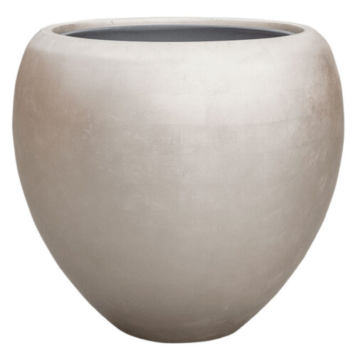 MAXIM grote design plantenbak plantenpot zilver champagne 60cm breed