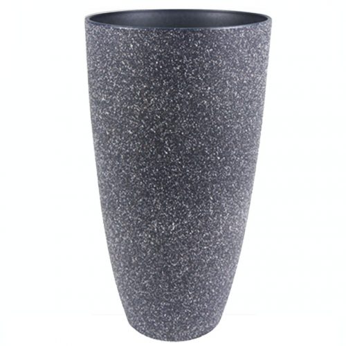 Bloempot Poly Roest Kunststof brons 35 cm H 50 cm kopen