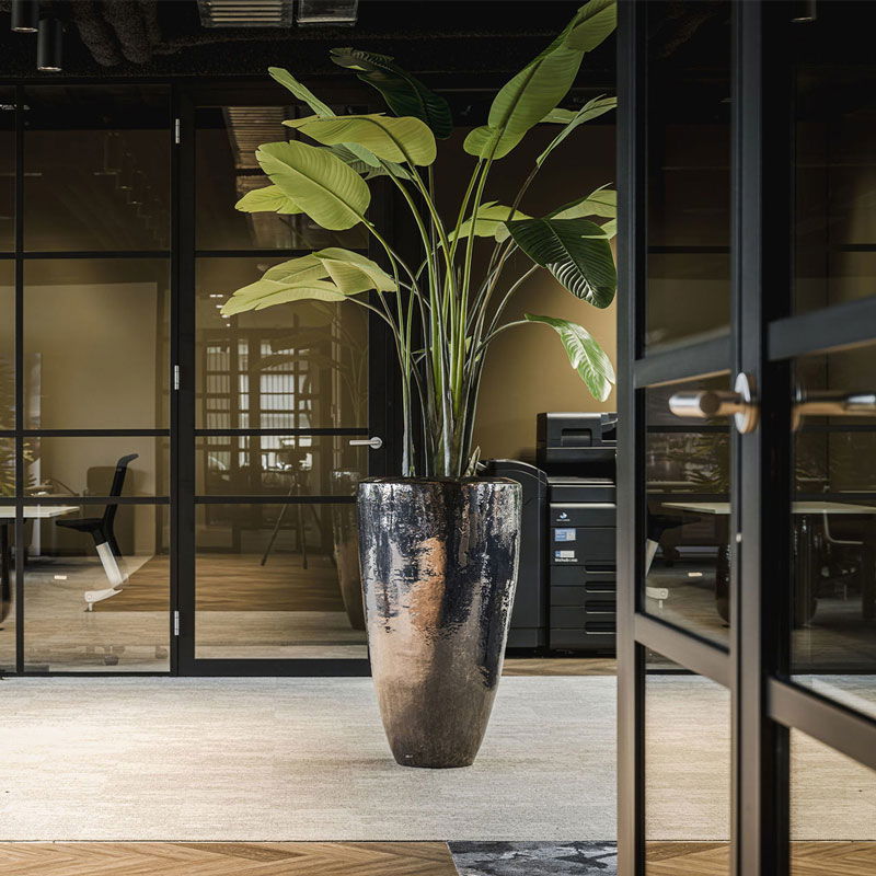 VESPER XL bloempot grote plantenpot voor buiten keramiek 95cm