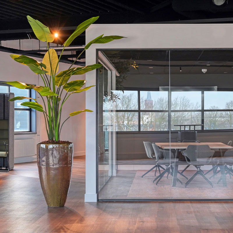 VESPER XL bloempot grote plantenpot voor buiten keramiek 95cm