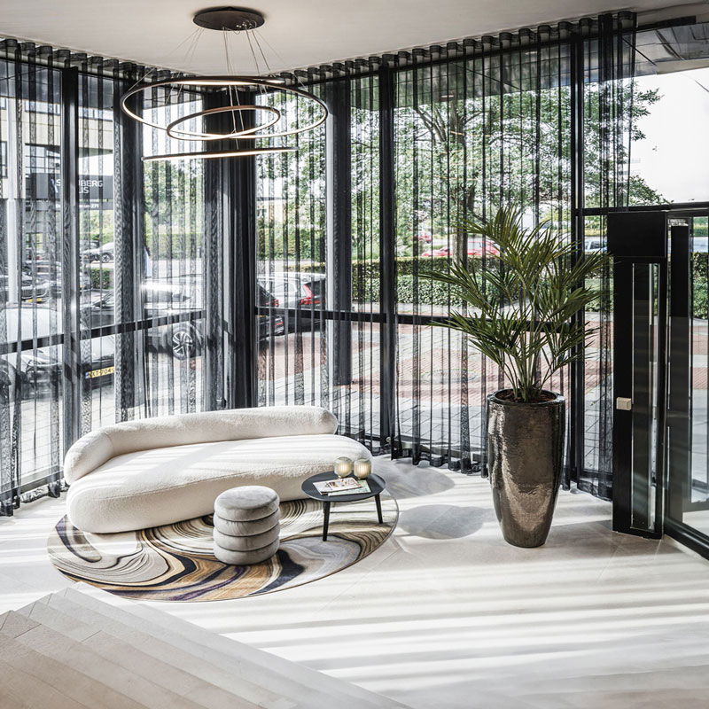 VESPER XL bloempot grote plantenpot voor buiten keramiek 95cm