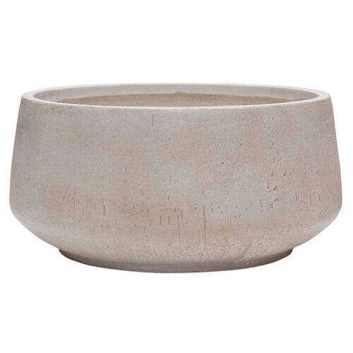 FUNDO bonsai schaal beige grijs 55cm breed