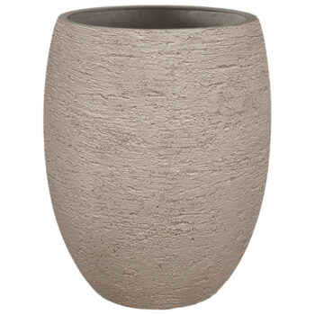 MENO grote bloempot beige zand 50cm