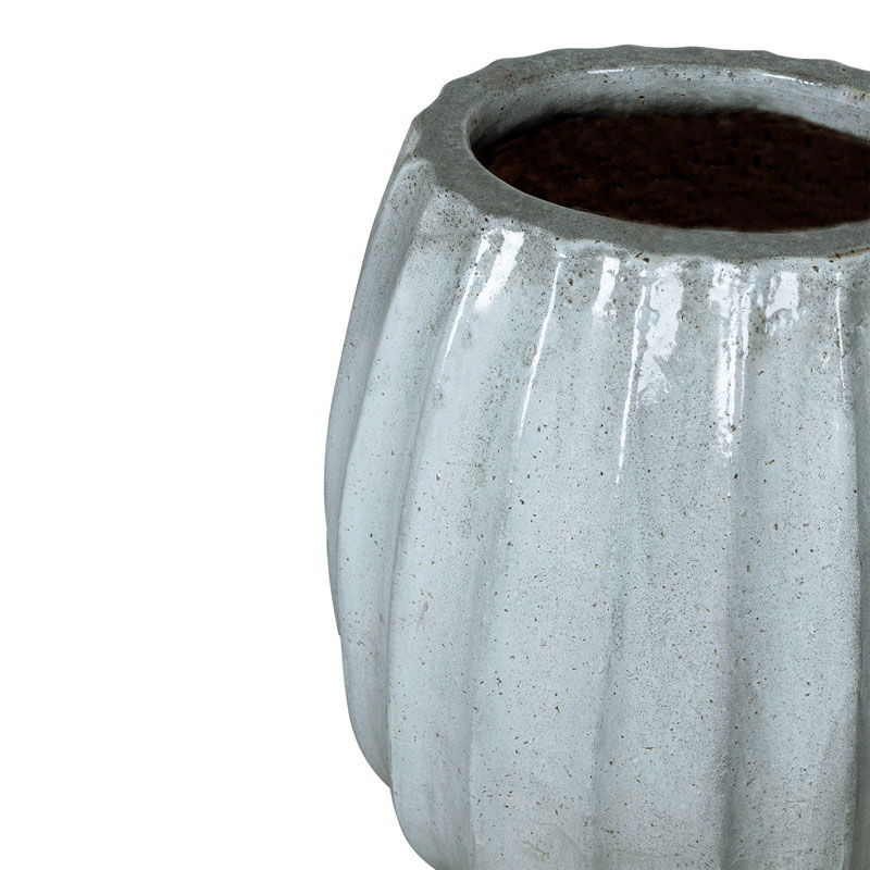 SENNA grote witte bloempot plantenbak design keramiek 60cm