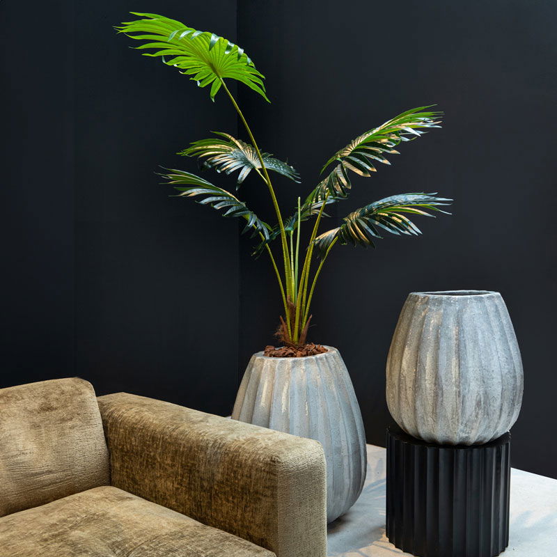 SENNA grote witte bloempot plantenbak design keramiek 60cm