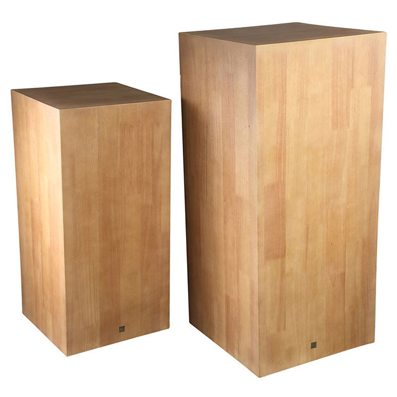STAVOO zuilen plantentafels sokkels robuust hout voor binnen 80cm & 100cm