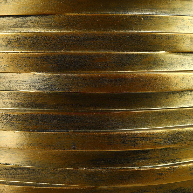 LYNAA grote ovale bloempot gouden raamkozijn plantenbak 80cm breed