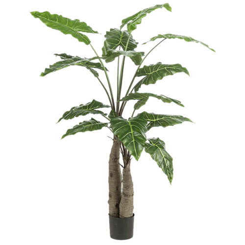 Grote ALOCASIA kunstplant meerstammig 150cm