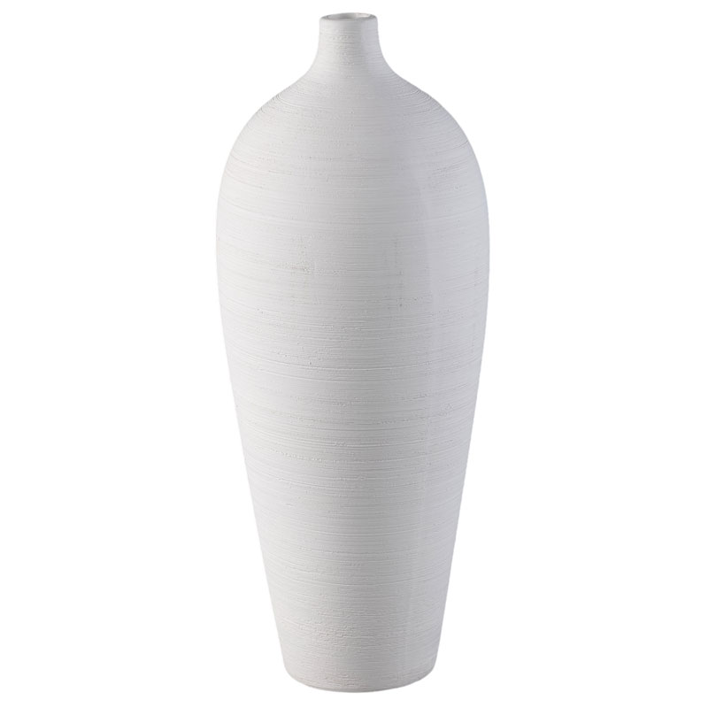 JANEE mat witte vaas hoog keramieken fles vaas 44cm