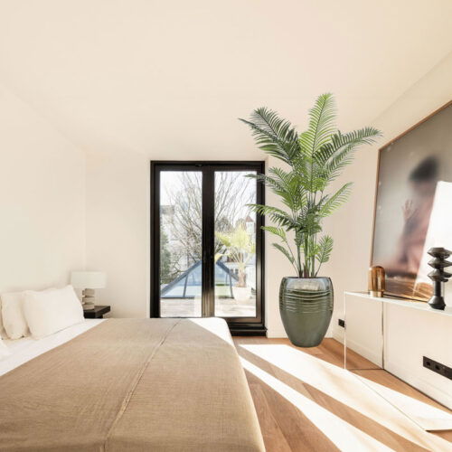 ARECA PALM hoge brede kunstplant HQ kunstpalm goudpalm 200cm