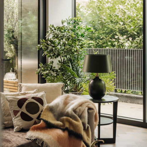 FICUS NITIDA kunstplant kamerplant met echte houten stammen 150cm