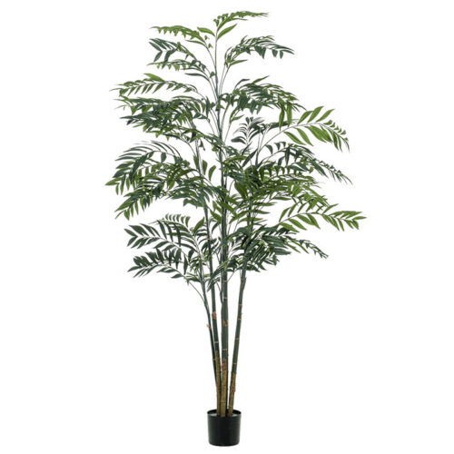 Grote BAMBOE PALM kunstplant kunstpalm 225cm