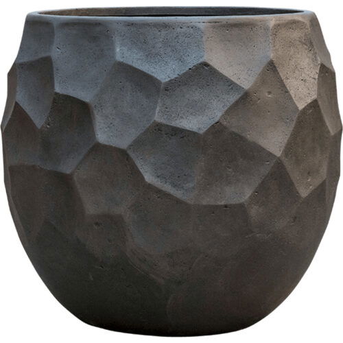 LUX XL design plantenbak bloempot groot antraciet zwart voor binnen 80cm breed