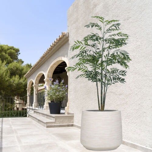 Grote BAMBOE PALM kunstplant kunstpalm 225cm