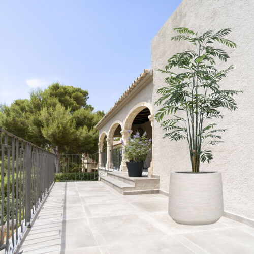 Grote BAMBOE PALM kunstplant kunstpalm 245cm hoog