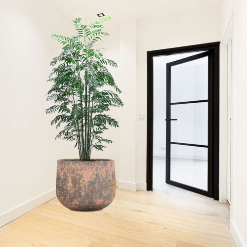 Grote BAMBOE PALM kunstpalm XL kunstboom 300cm hoog