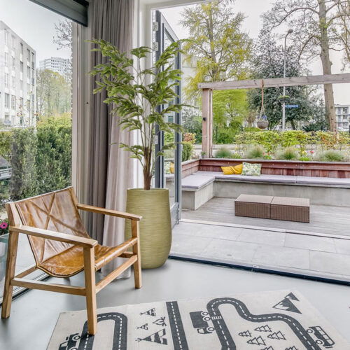 CARYOTA MITIS hoge kunstpalm kunstplant vissenstaartpalm 155cm met echt hout