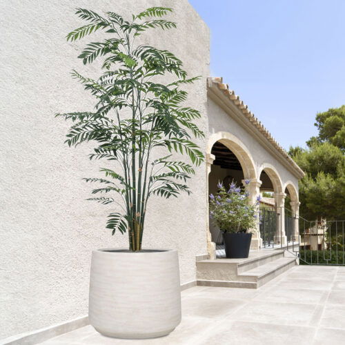 Grote BAMBOE PALM kunstplant kunstpalm 245cm hoog