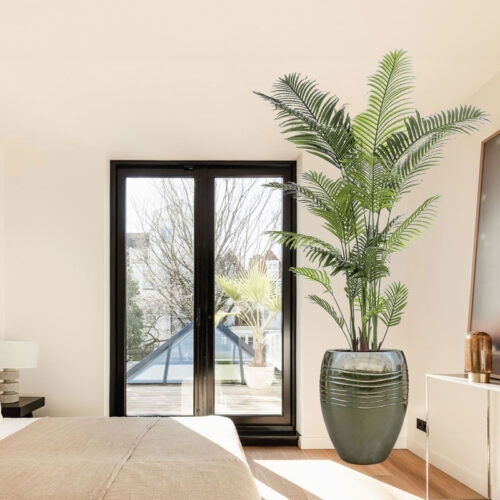 ARECA PALM hoge brede kunstplant HQ kunstpalm goudpalm 200cm