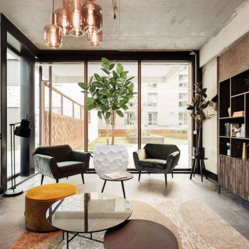 Kunstplant FICUS BENGHALENSIS AUDREY met echte houten stammen 170cm