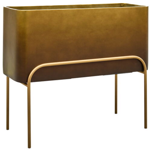 DUOO goud bronzen plantenbak op poten divider 82cm breed