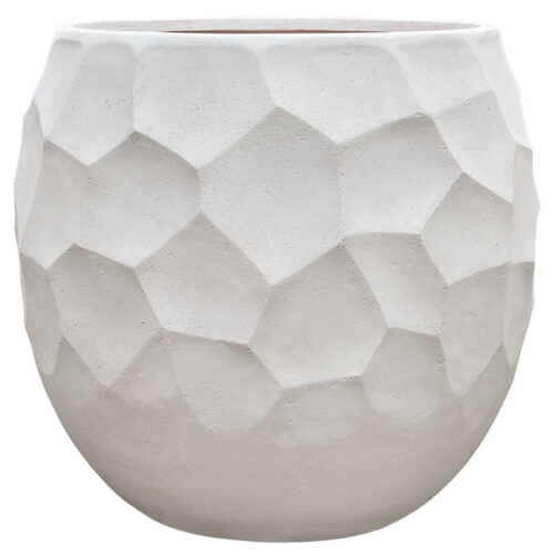 LUX XL design plantenbak bloempot groot wit voor binnen 80cm breed