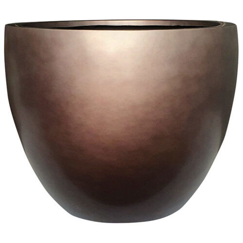 DUOO XXL bloempot taupe brons voor binnen 90cm breed