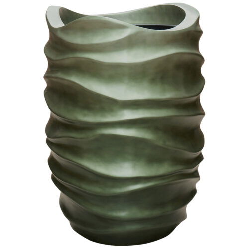 DUOO hoge vaas plantenpot groen groot design 88cm