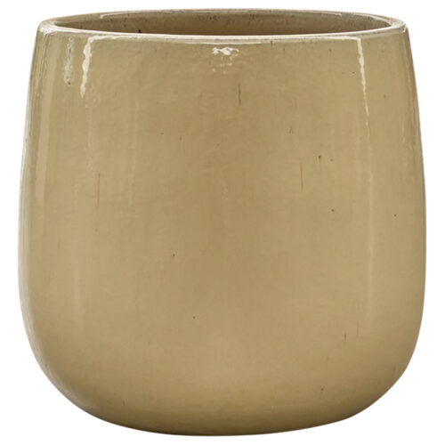 LIANN grote bloempot plantenbak crème wit 56cm breed