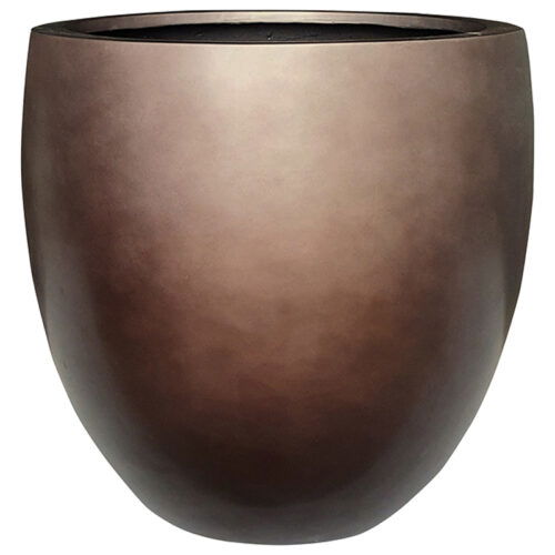 DUOO grote design bloempot taupe brons voor binnen 54cm breed