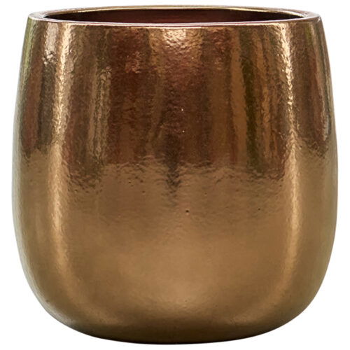 LIANN grote bloempot plantenbak goud brons 56cm breed