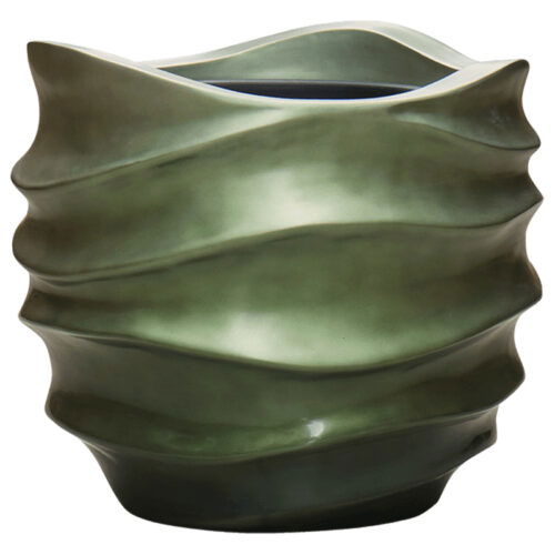 DUOO design vaas bloempot groen 42cm breed